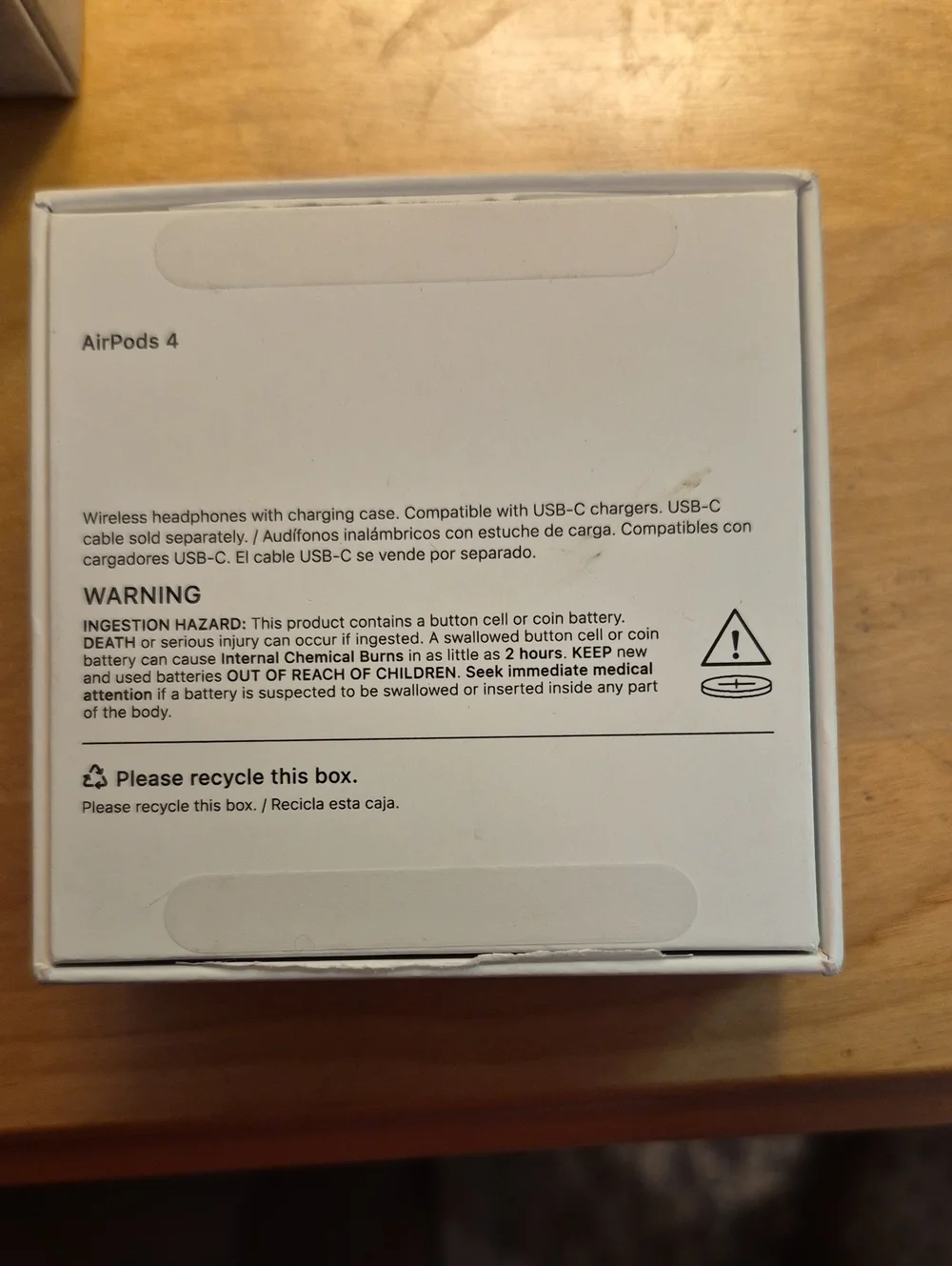 Apple AirPods 4 White Wireless Earbud Headphones